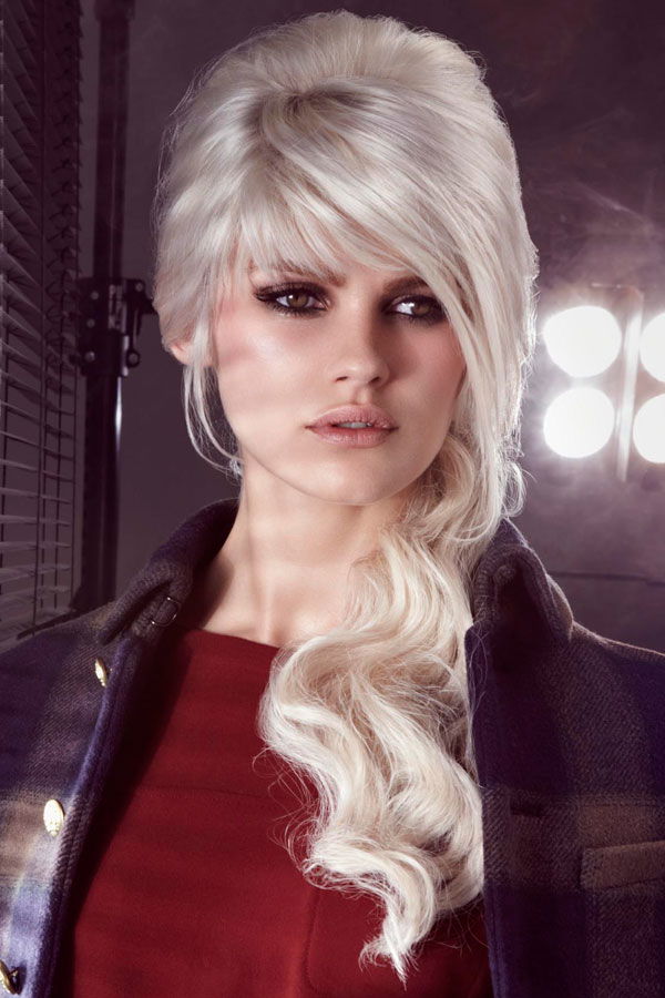Blonde Haare: Platinblond