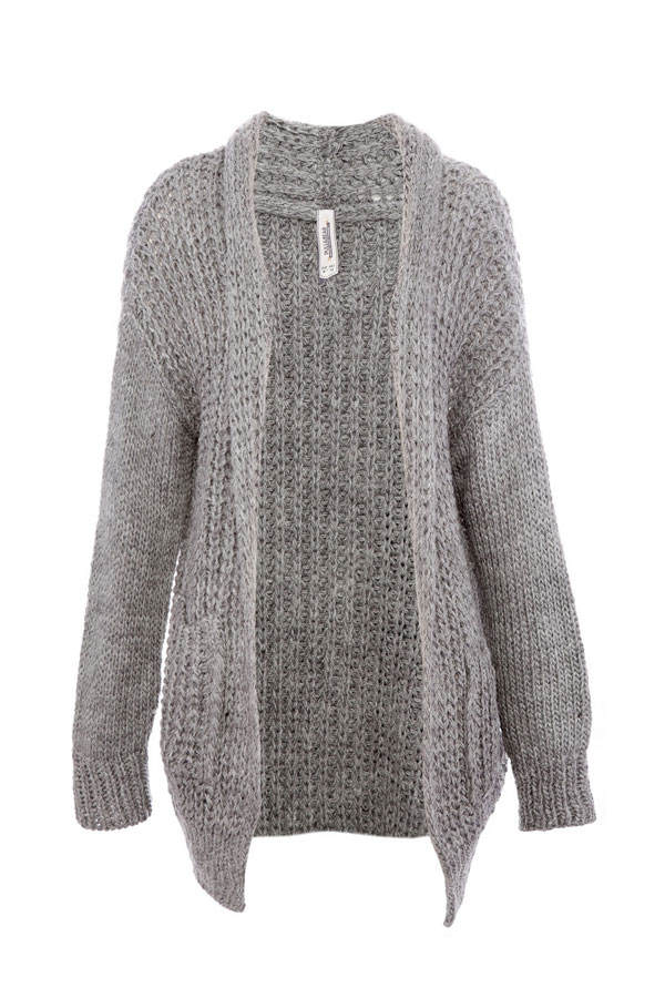 Grauer Cardigan von Pull & Bear