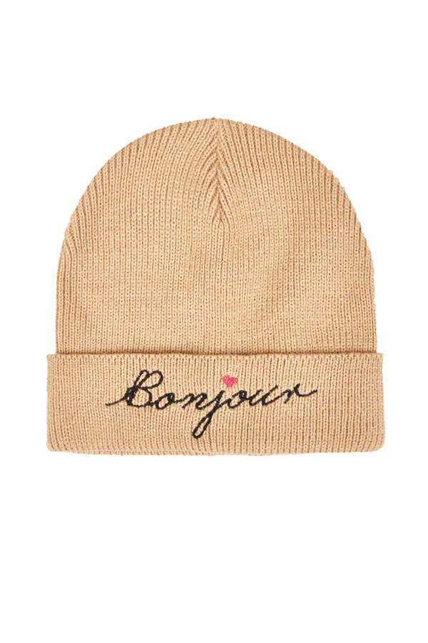 Mütze mit Schriftzug von Topshop.com