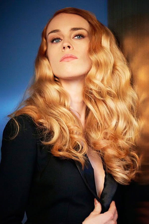 Glamour-Frisur für lange Haare