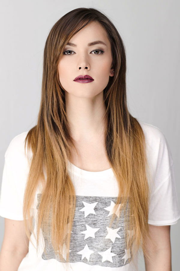 Trendfrisur für dünne Haare