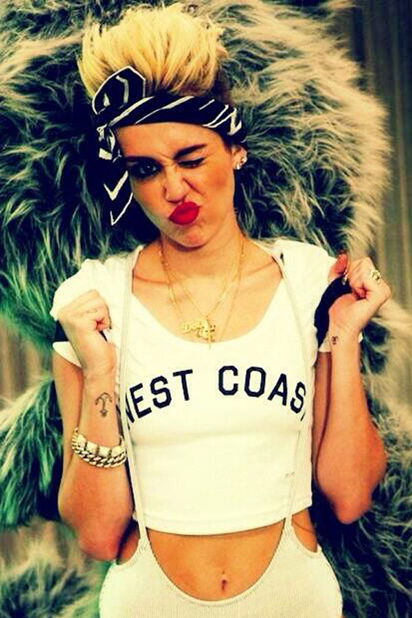Miley Cyrus mit Bandana