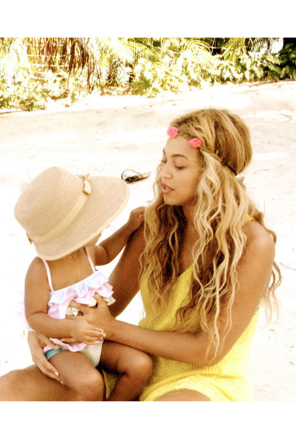 Beyoncé mit Hippie-Mähne