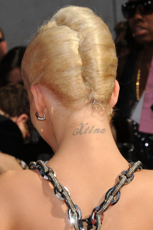 Christina Aguilera Tattoo