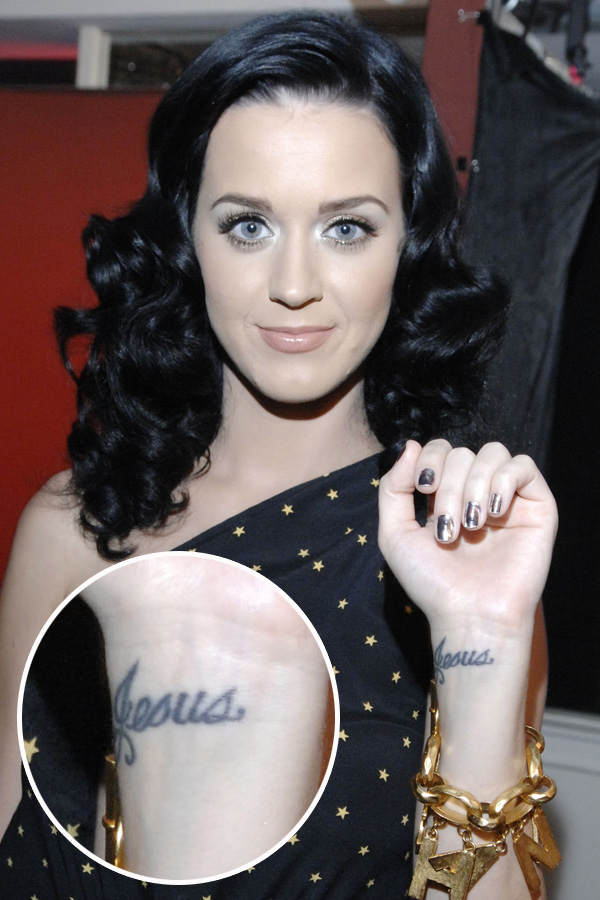 Katy Perry: Jesus-Tattoo