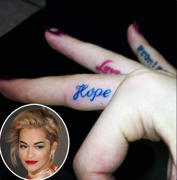 Rita Ora Tattoo
