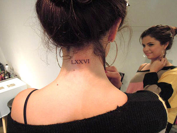 Selena Gomez Tattoo