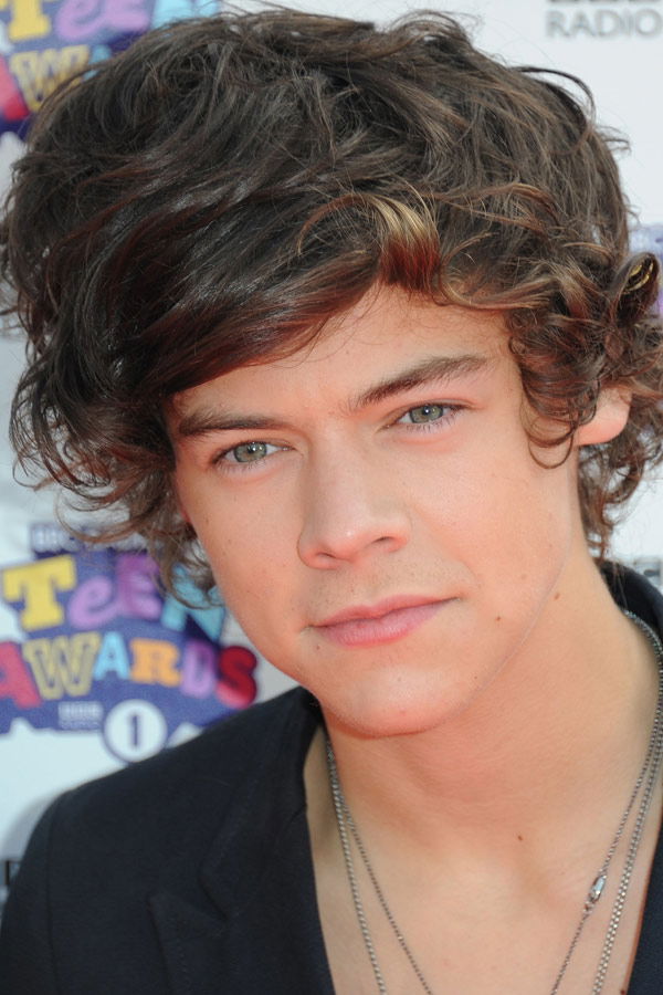 Harry Styles mit Lockenkopf