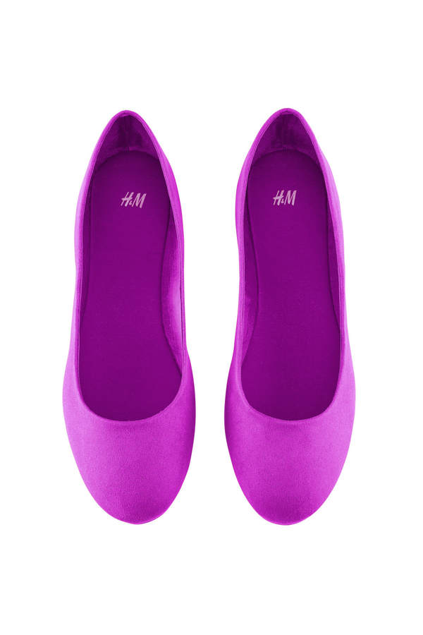 Lila Ballerinas von H&M