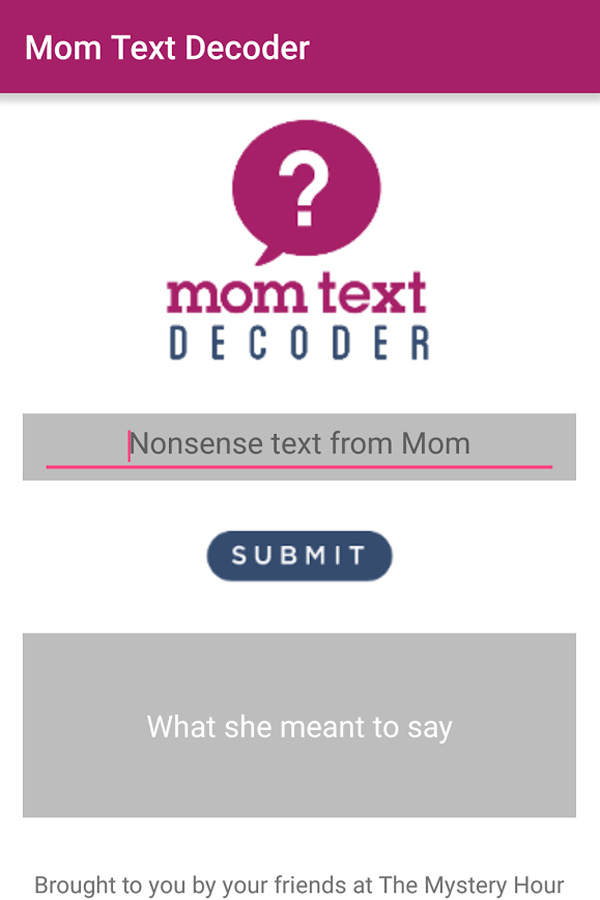 Mom Text Decoder