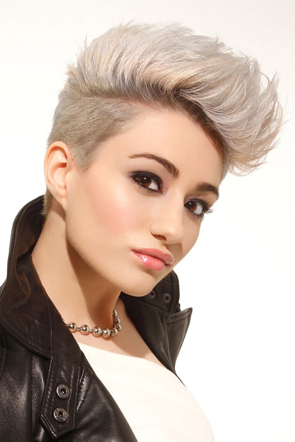 Punkiger Style für kurze Haare