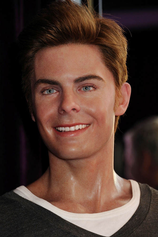 Zac Efron als Wachsfigur
