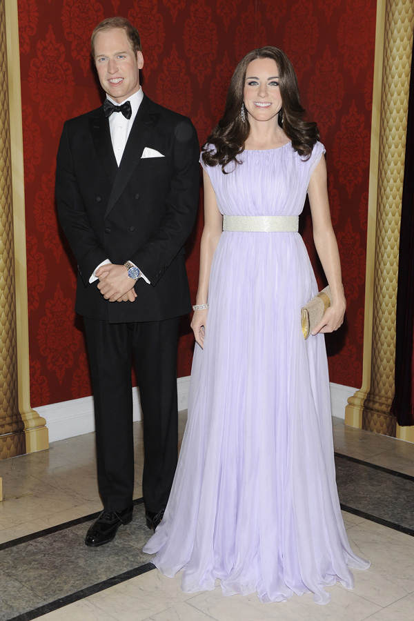 Wachsfiguren von Prinz William und Kate