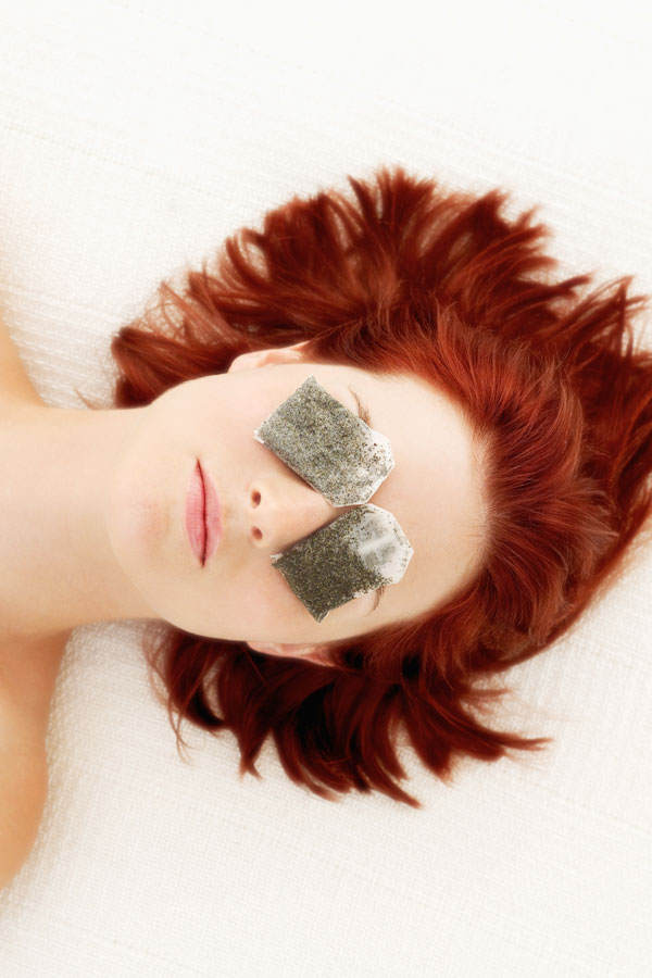 Tee gegen geschwollene Augen
