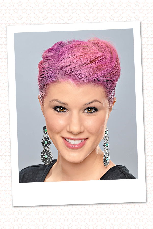 Haare wie Pink
