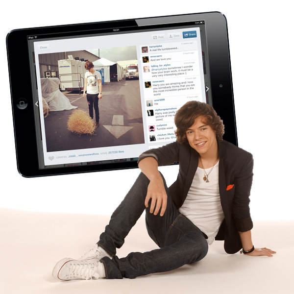 Harry Styles Lieblings-App: Padgram