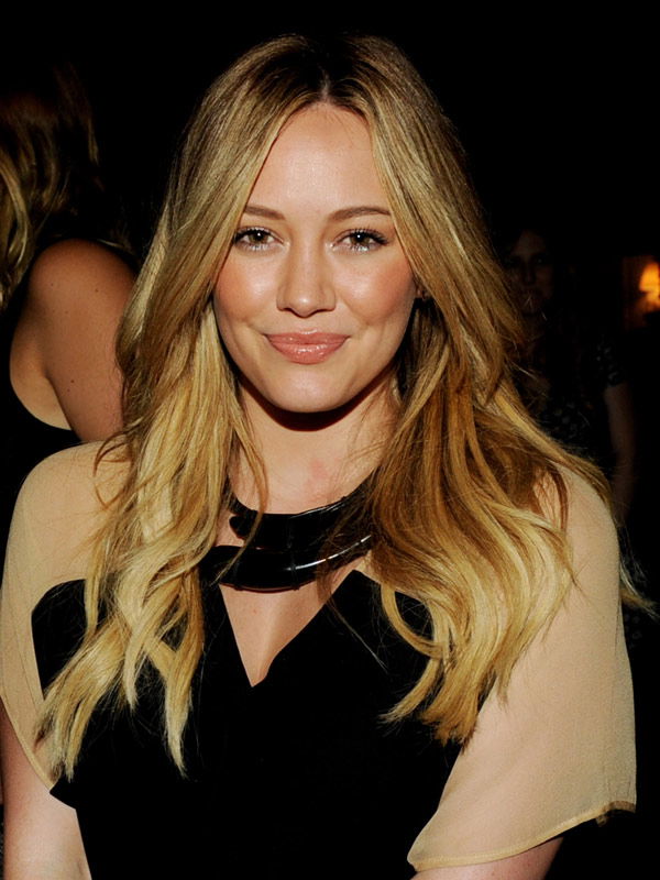 Hilary Duff Ombré bei blonden Haaren