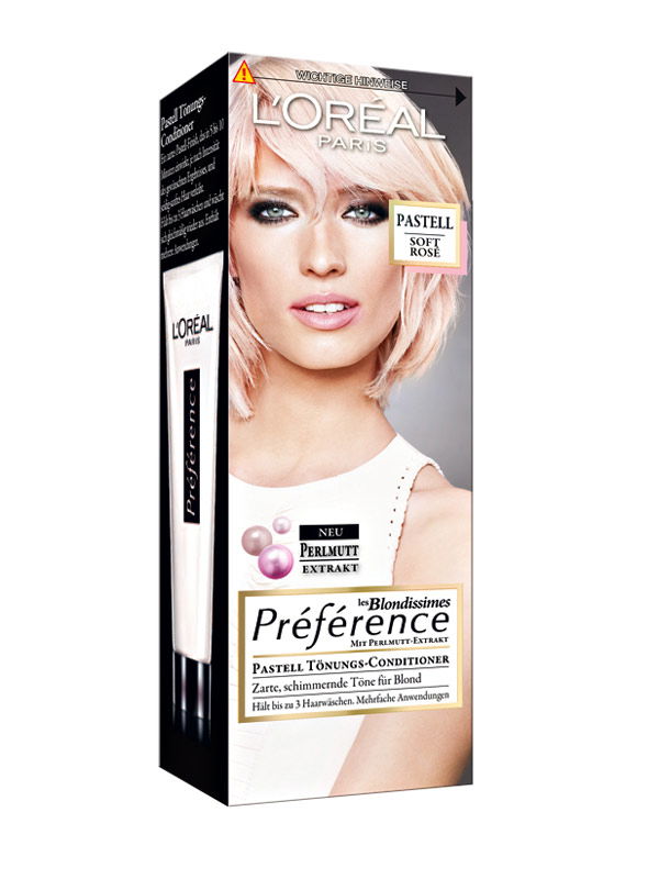 Pastell-Tönung für blonde Haare