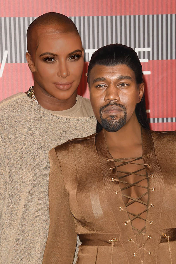 Kim Kardashian und Kanye West: Face Swap