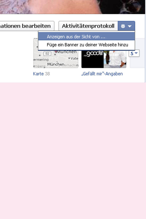 Wie sieht deine Seite für andere aus?
