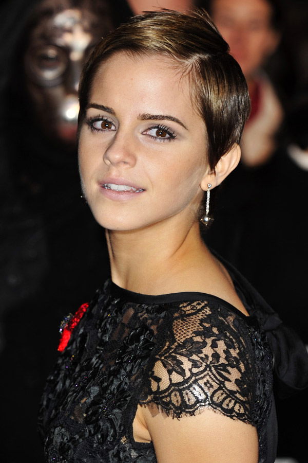 Emma Watson mit kurzen Haaren
