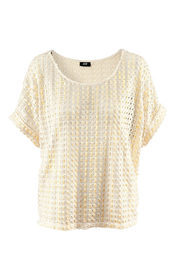 Weißer Wollpulli von H&M