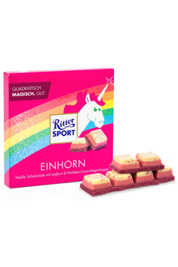 Einhorn-Schokolade von Ritter Sport