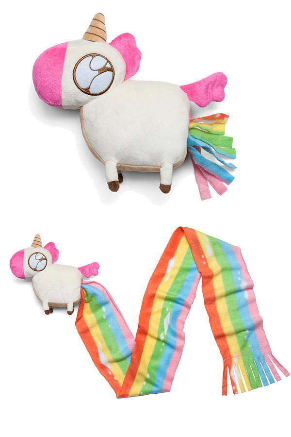 Einhorn-kackt-Regenbogen-Schal von ThinkGeek.com