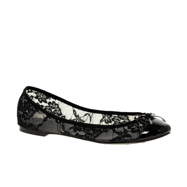 Ballerinas aus Spitze von Asos