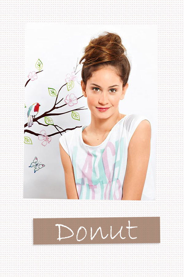 Hochsteckfrisuren selber machen: Donut
