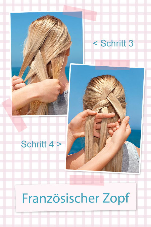 Französischer Zopf: Step 3 + 4