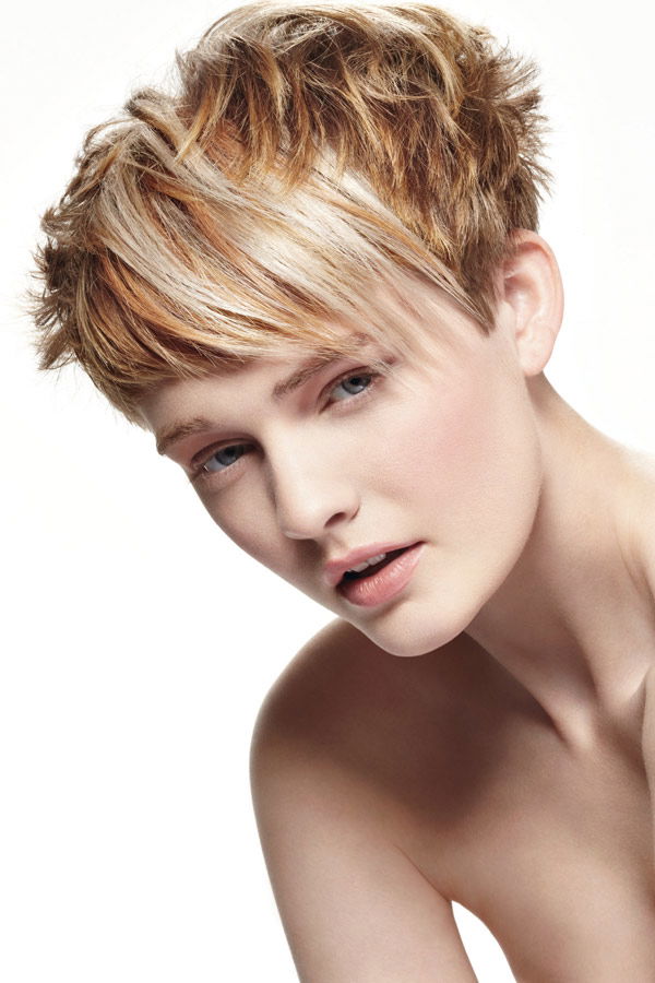 Coole Frisur für kurze Haare