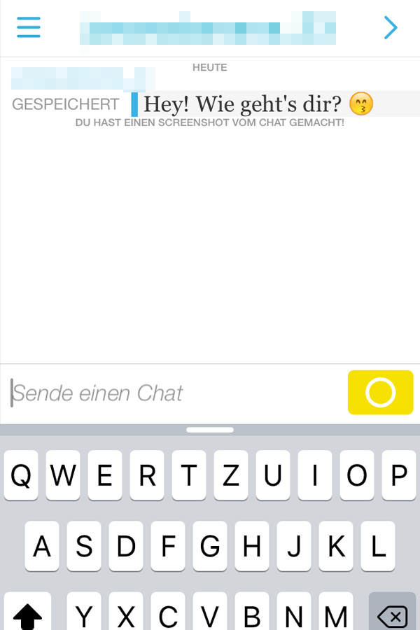 Chat-Nachrichten speichern