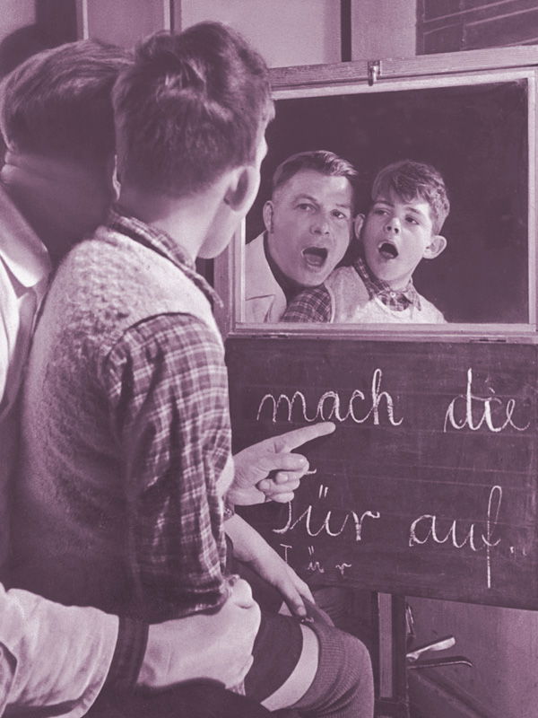 Erst denken, dann sprechen!