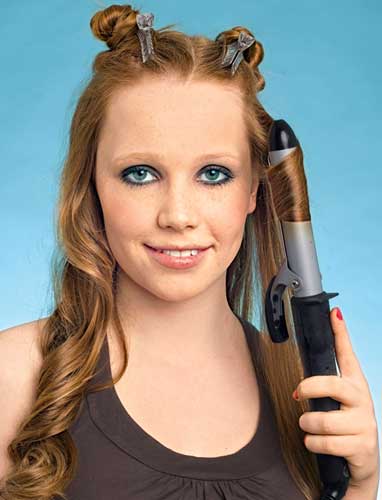 Frisur: Traumwellen durch Lockenstab