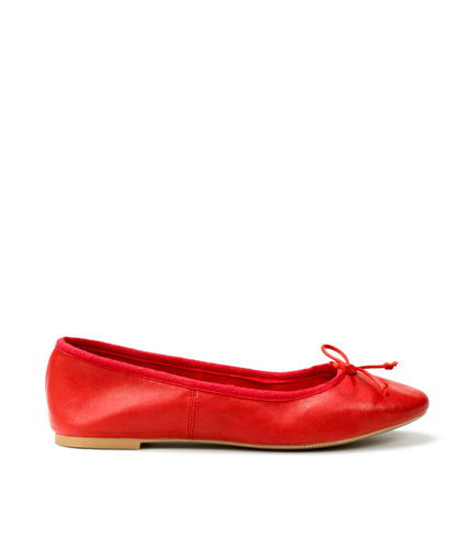 Knallrote Ballerinas