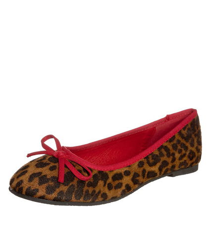 Ballerinas mit Animal Print