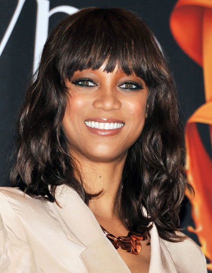 Tyra Banks mit Pony