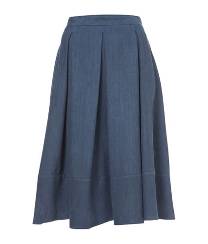 Midi-Rock aus Jeans