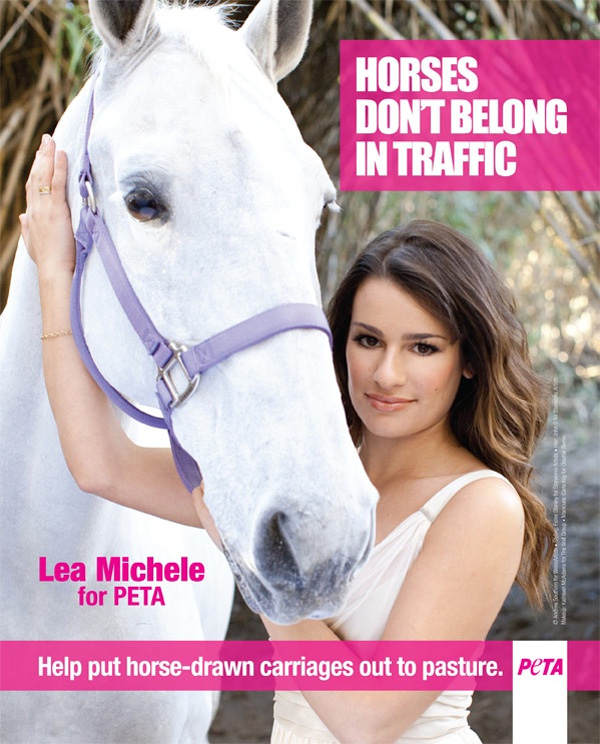 Lea Michele für PETA