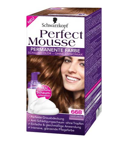 Rote Haare: Schaumcoloration