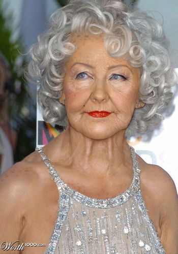 Christina Aguilera als Oma