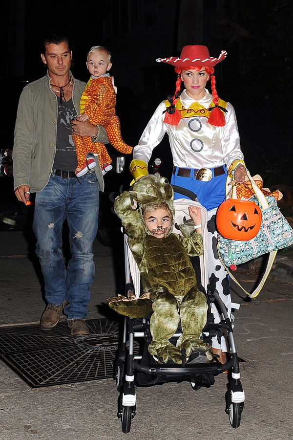 Gwen Stefani und Familie an Halloween