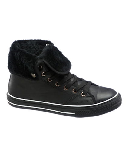 Sportlicher Webpelz-Stiefel von Graceland