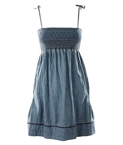 Jeans-Kleid mit Trägern