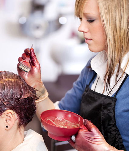 Naturprodukte bei Tönung und Farbe