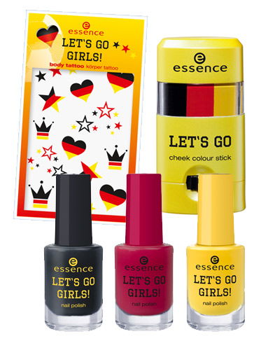 Nagellack in Deutschland-Farben