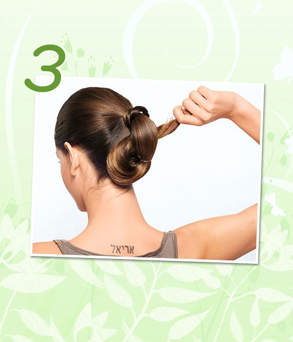 Haarschlaufe: Step 3