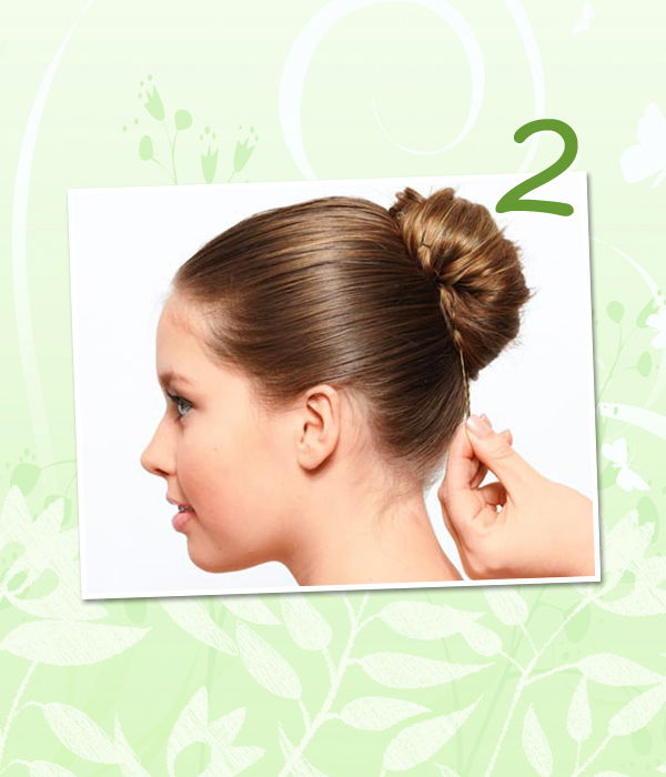 Klassischer Dutt: Step 2