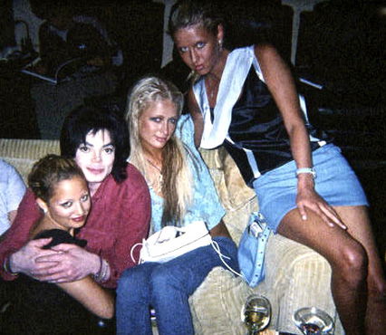 Twitpic Paris Hilton mit Michael Jackson